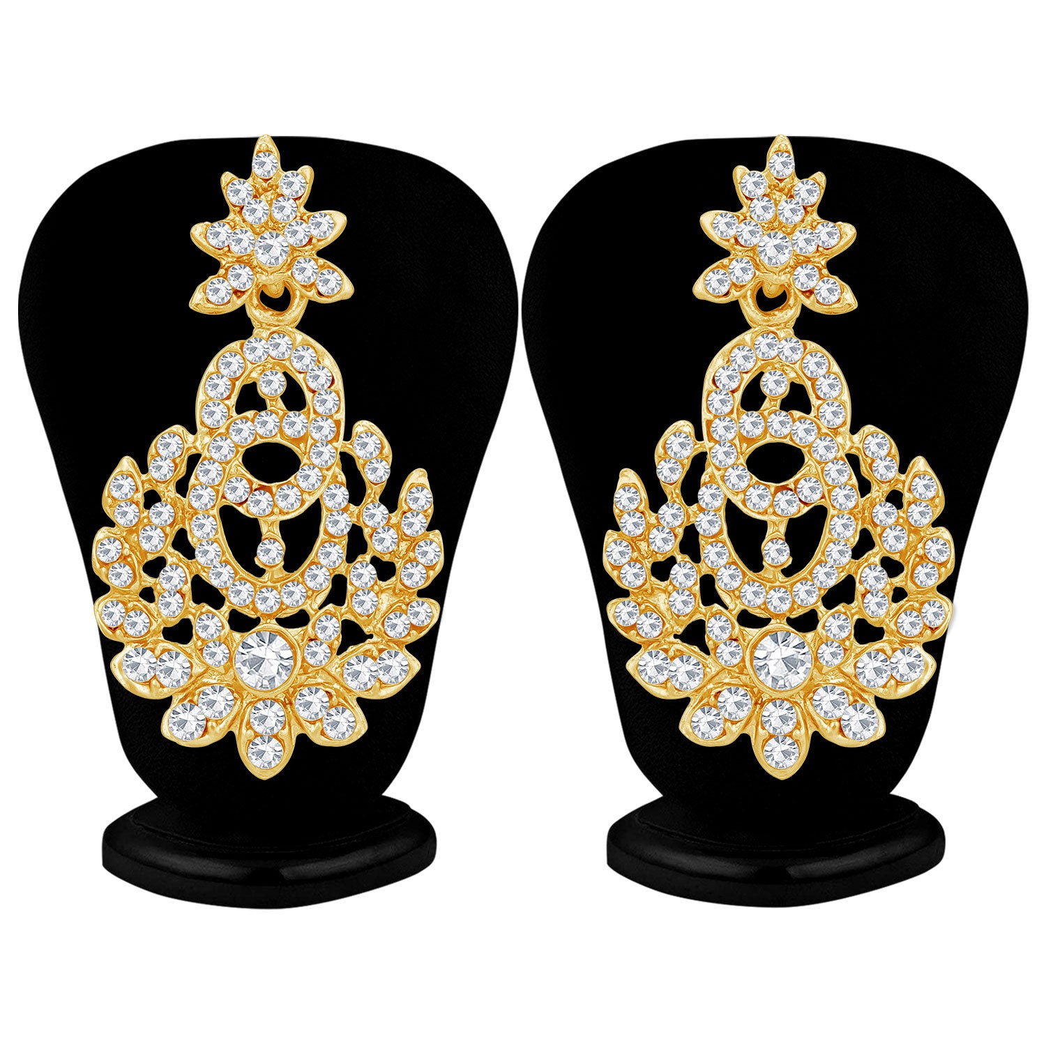 Sukkhi Padmavti Traditional Rhodium Plated Austrian Diamond Choker Necklace Set for Women