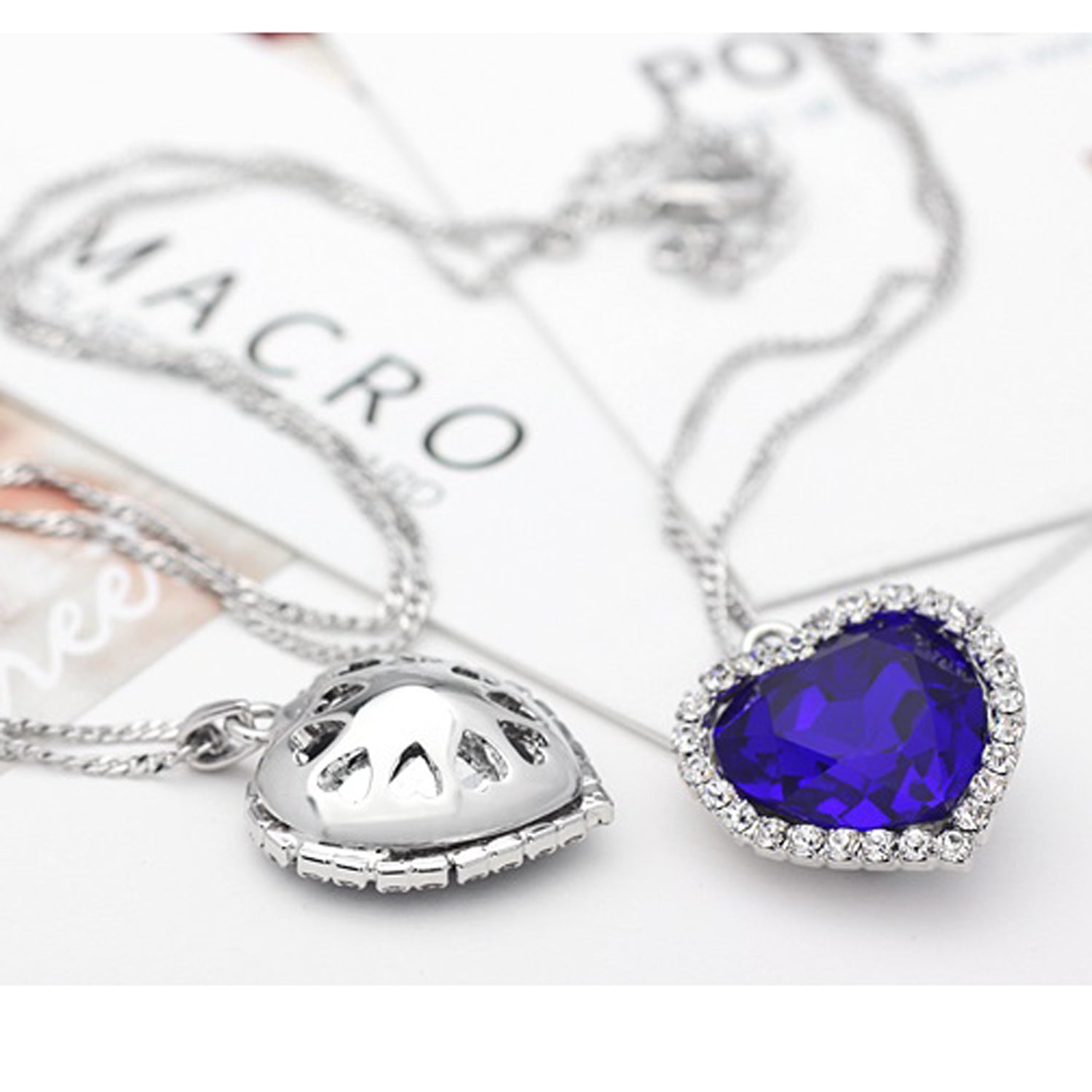 Louis Vuitton Enamel Monogram Party Necklace - Blue, Palladium-Plated  Station, Necklaces - LOU666583