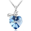 Scintillare by Sukkhi Ritzy Valentine Heart Crystals from Swarovski Rhodium Plated Pendant for Women