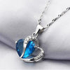 Sukkhi Trendy Joint Valentine Heart Crystal Rhodium Plated Pendant for Women