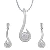 Pissara by Sukkhi Fancy 925 Sterling Silver Cubic Zirconia Pendant Set For Women And Girls|with Authenticity Certificate, 925 Stamp & 6 Months Warranty