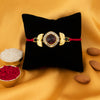 Sukkhi Traditional Gold Plated Raksha Bandhan Special Rakhi with Roli Chawal and Raksha Bandhan Greeting Card For Men