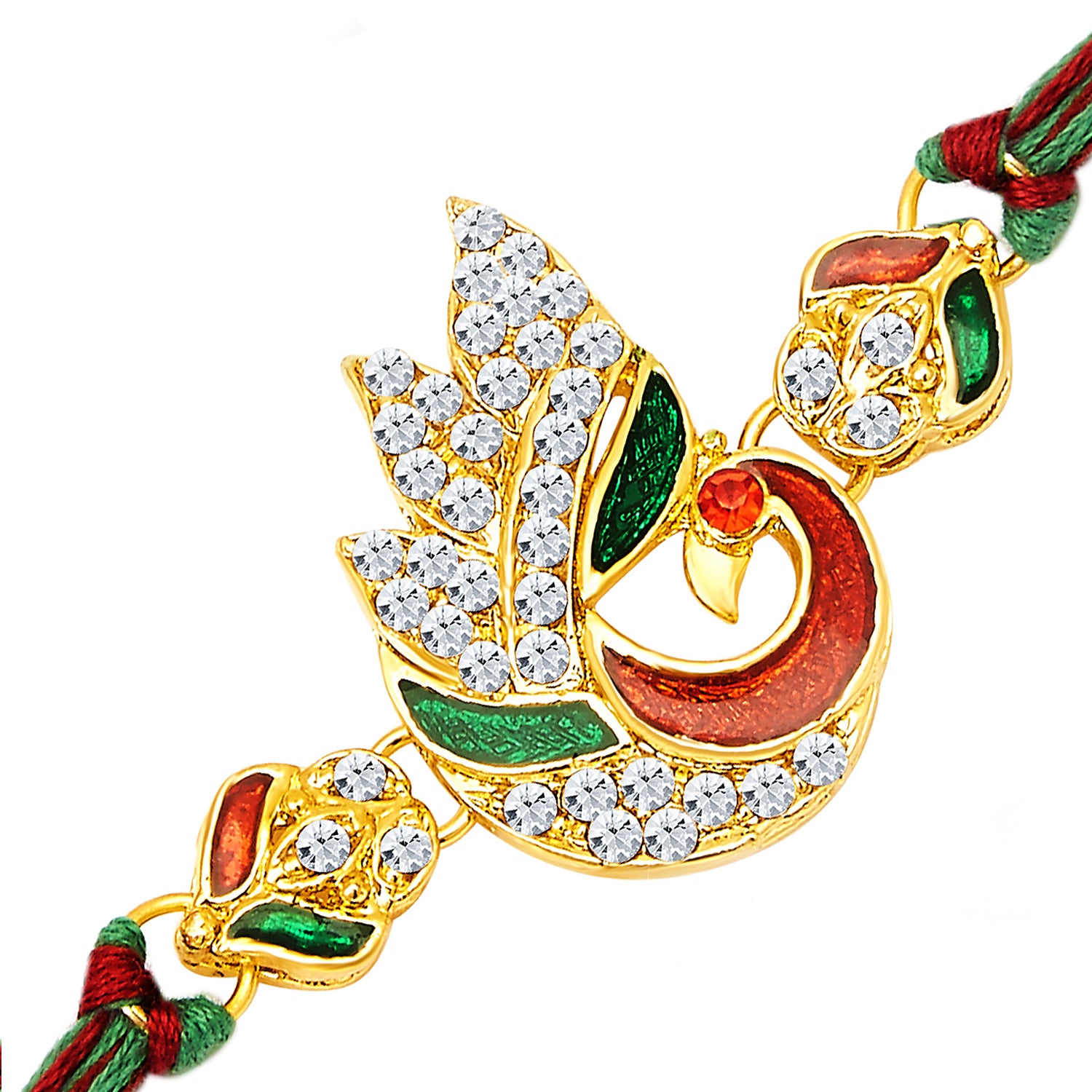 Sukkhi Modish Rakhi with Roli Chawal and Raksha Bandhan Greeting Card For Men