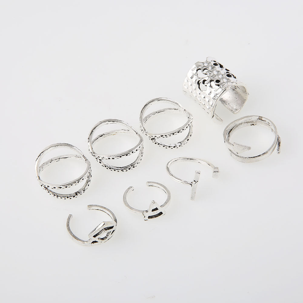 Scintillare by Sukkhi Lavish Oxidised Ring Combo for Women