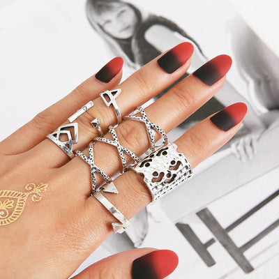 Ruby and Diamond Mosaic Ring - Sophia Forero Designs