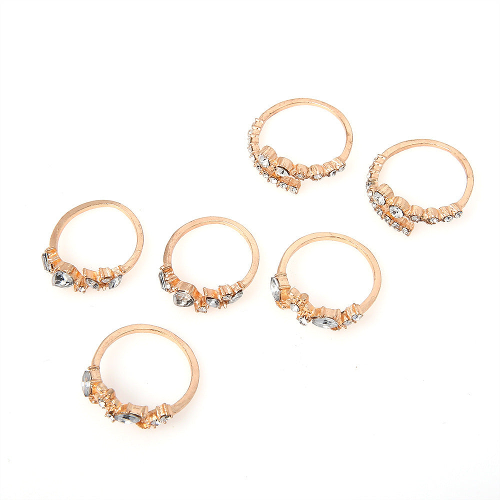 Scintillare by Sukkhi Splendid Gold Plated Floral Ring Combo for Women