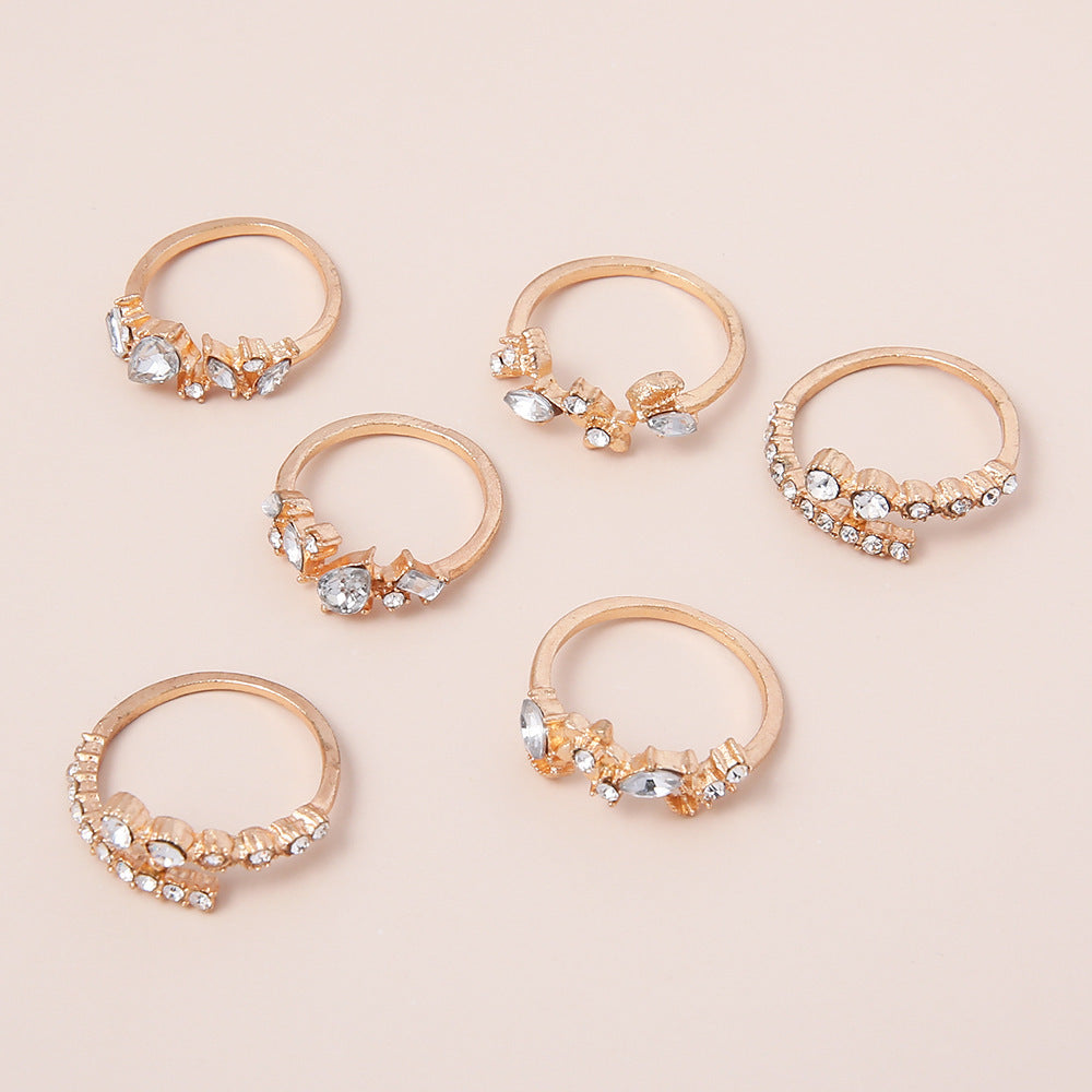 Scintillare by Sukkhi Splendid Gold Plated Floral Ring Combo for Women