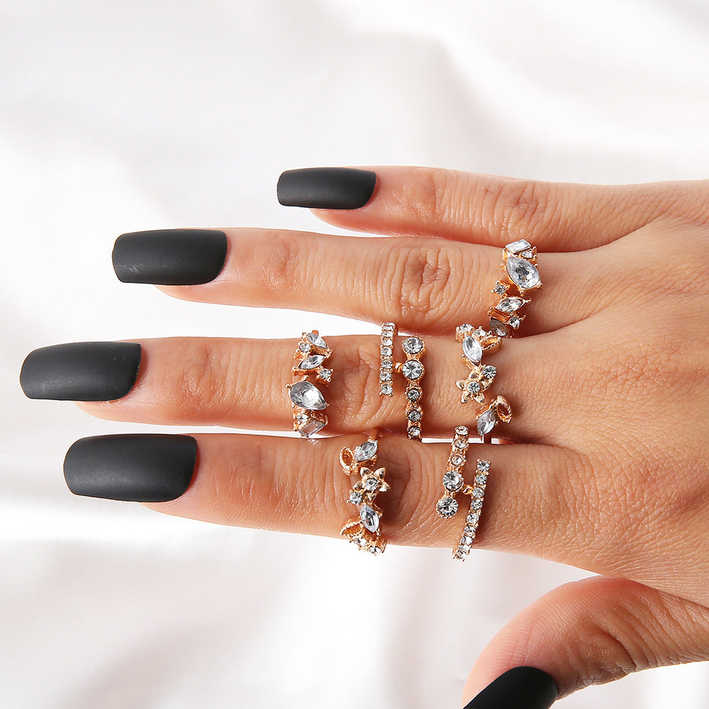 Scintillare by Sukkhi Splendid Gold Plated Floral Ring Combo for Women