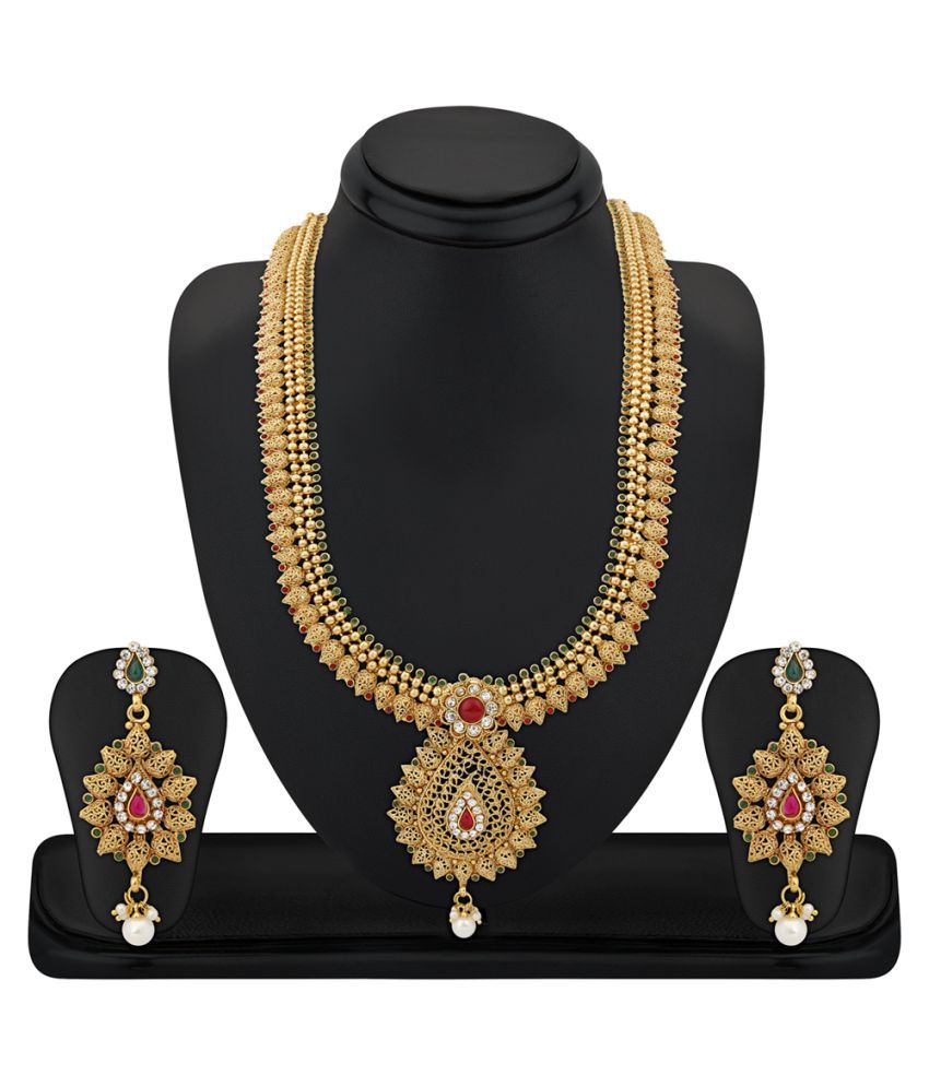 Sukkhi Traditionally Gold Plated Necklace Set For Women