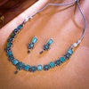 Sukkhi Green Oxidised Pearl Choker Necklace Set For Women