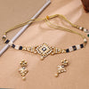 Sukkhi Hypnotizing  Gold Plated Kundan & Pearl Golden Necklace Set for Women