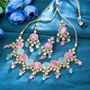 Sukkhi  (Also Glamourous)  Gold Plated CZ & Pearl Multi Necklace Set for Women