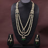 Sukkhi Dollish  Gold Plated Kundan & Pearl Green Necklace Set for Women