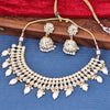 Sukkhi Darling  Gold Plated Kundan & Pearl Golden Necklace Set for Women