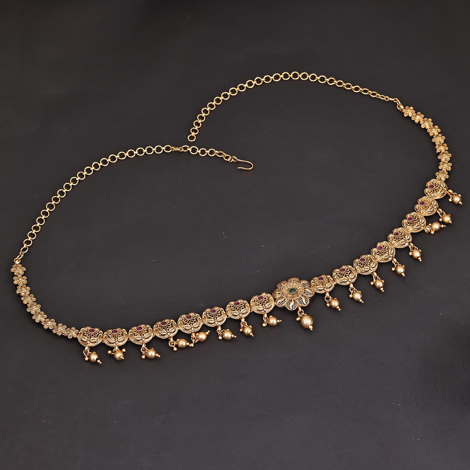 Sukkhi Desirable  Gold Plated Pearl Golden Kamarband for Women