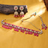 Sukkhi Classy Gold Plated Kundan & Pearl Pink Necklace Set for Women