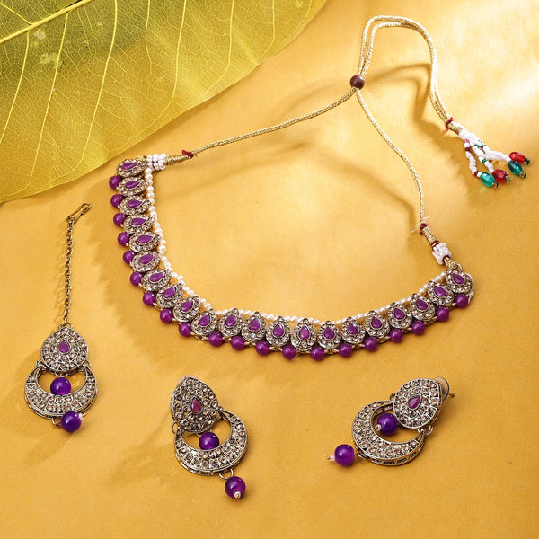 Unleash Your Sparkle Purple Necklace - Jewelry by Bretta