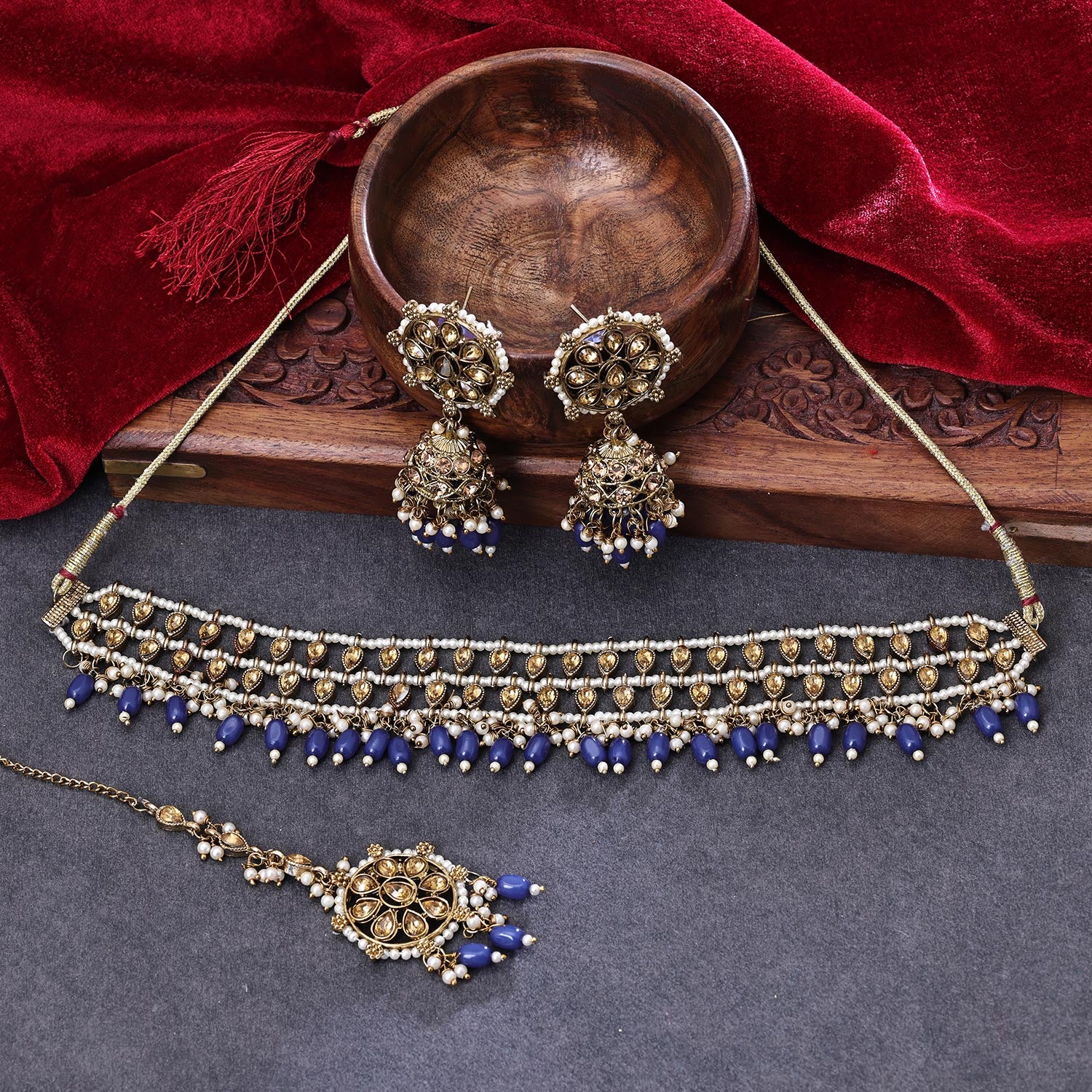 Elisa Silver Pendant Necklace in London Blue Glass | Kendra Scott
