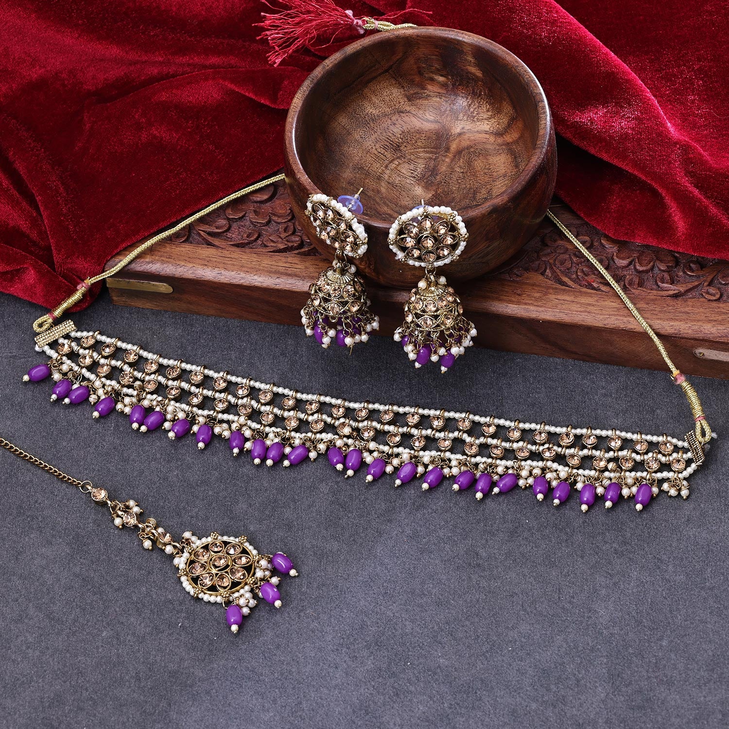 Buy Pink & Purple Bracelets & Bangles for Women by Golden Peacock Online |  Ajio.com