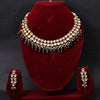 Sukkhi Gold Plated Multi Kundan & Pearl Choker Necklace Set for Women