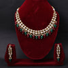 Sukkhi Gold Plated Multi Kundan & Pearl Choker Necklace Set for Women