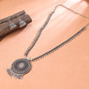 Sukkhi Oxidised Silver Long Necklace Set for Women