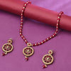 Sukkhi Gold Plated Maroon Pearl Necklace Set for Women