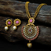 Sukkhi Gold Plated Golden Pearl Long Necklace Set for Women