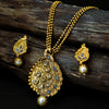 Sukkhi Gold Plated Golden Pearl Long Necklace Set for Women