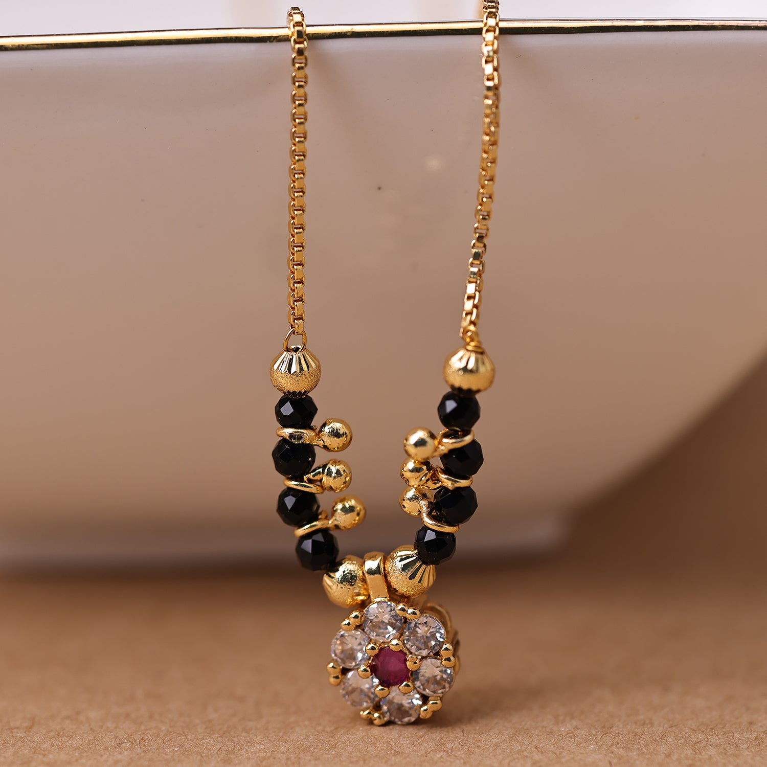 Buy Boho Black Beaded Statement Necklace Online. – Odette