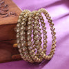 Sukkhi Gold Plated Golden Pearl Bangles for Women