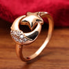 Sukkhi Ethnic Golden Star Gold Plated CZ Ring for Women