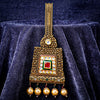 Sukkhi Ethnic Golden Gold Plated Kundan & Pearl Chabi Challa for Women