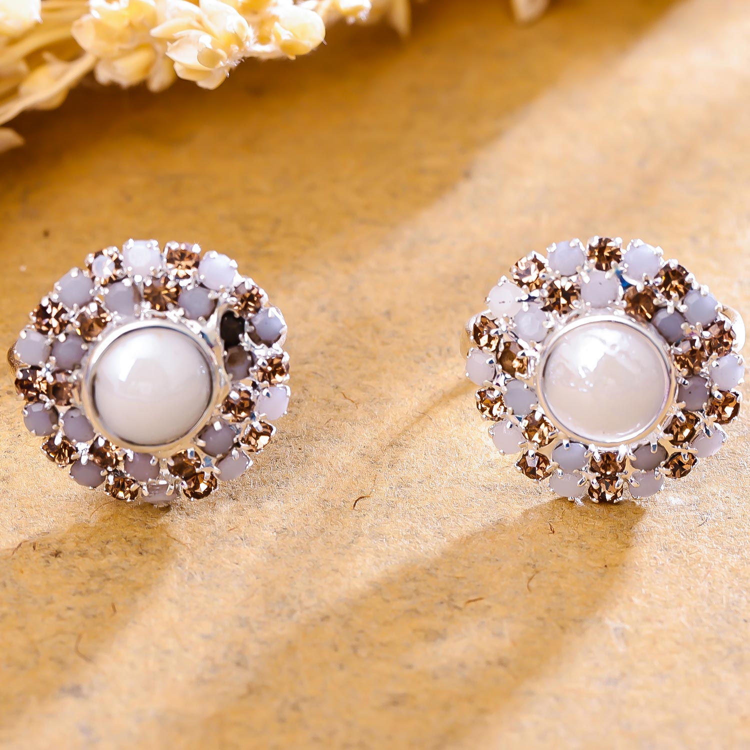 Sukkhi Delightful Silver Rhodium Plated AD Toe Ring for Women