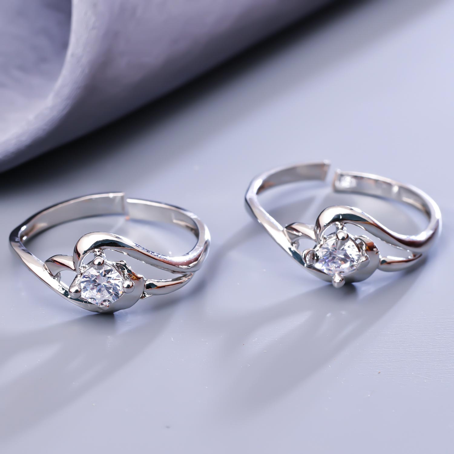 Buy - 925 Sterling Silver 3 Pcs Toe Rings Lightweight Cute Flower Heart  Band Ring Open Adjustable Foot Toe Ring for Women | TrueSilver