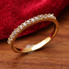 Sukkhi Lavish Silver Floral Rhodium Plated CZ Ring for Women
