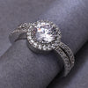 Sukkhi Adorable Silver Rhodium Plated CZ Ring for Women