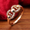 Sukkhi Beautiful Golden Love Gold Plated CZ Ring for Women
