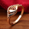 Sukkhi Lovley Golden Gold Plated CZ Ring for Women