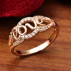 Sukkhi Delicate Golden Love Gold Plated CZ Ring for Women