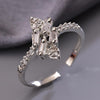 Sukkhi Modern Silver Rhodium Plated CZ Ring for Women