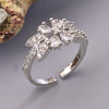 Sukkhi Fashionable Silver Rhodium Plated CZ Ring for Women
