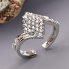 Sukkhi Marvelous Silver Rhodium Plated CZ Ring for Women