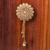 Sukkhi Fancy Golden Gold Plated Pearl Brooch for Women