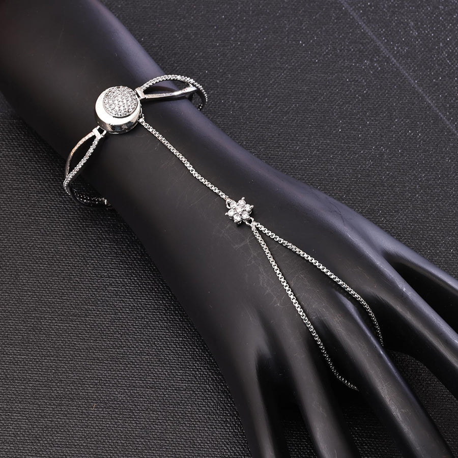 Sukkhi Lavish Silver Rhodium Plated NA Haathpan for Women