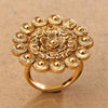 Sukkhi Fancy Golden Gold Plated NA Ring for Women