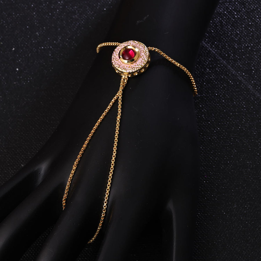 Sukkhi Spectacular Golden Gold Plated Pearl Haathpan for Women