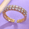 Sukkhi Glemaing Golden Gold Plated CZ Ring for Women