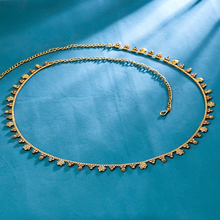 Sukkhi Ethnic Golden Gold Plated Pearl Kamarband for Women