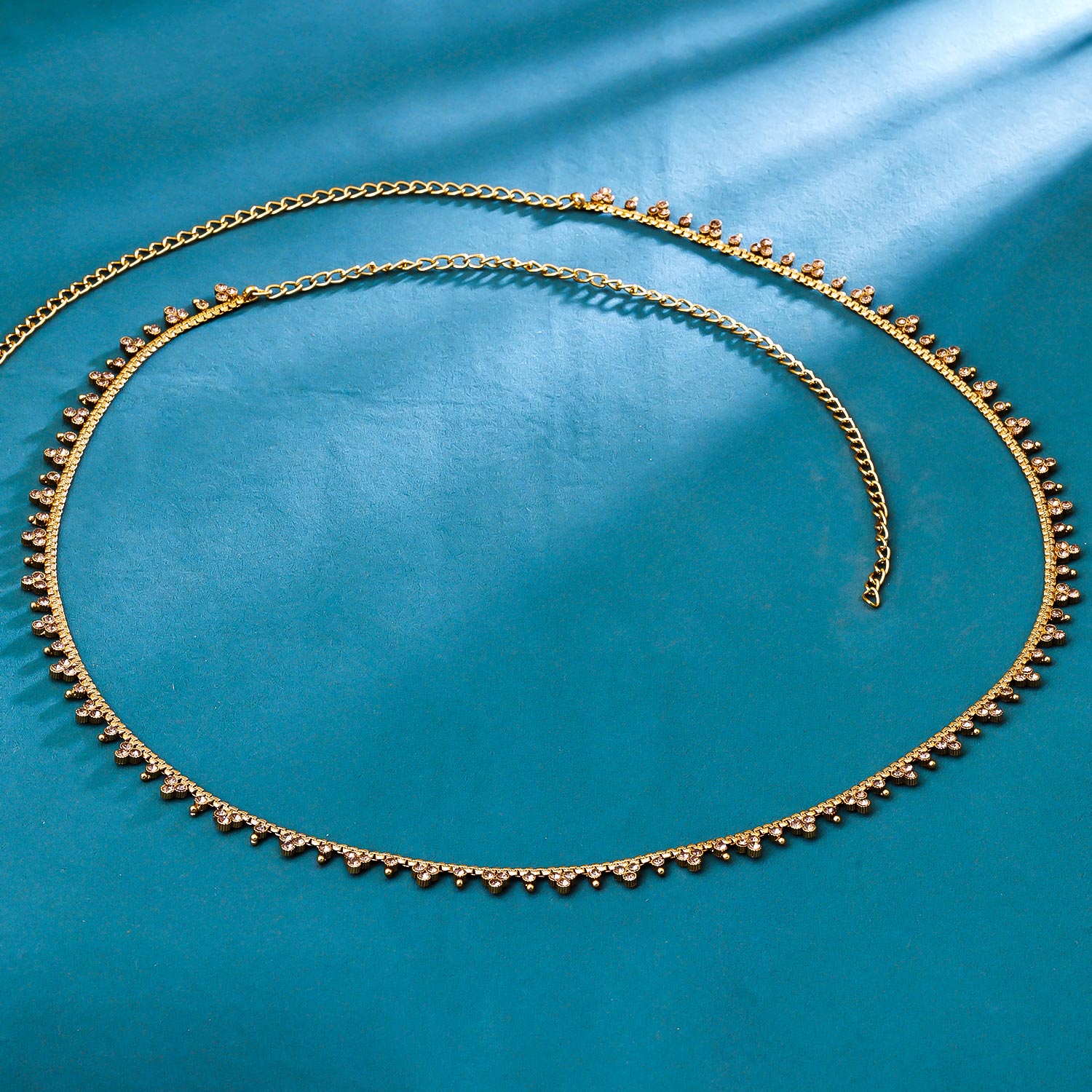 Sukkhi Delightful Golden Gold Plated Pearl Kamarband for Women